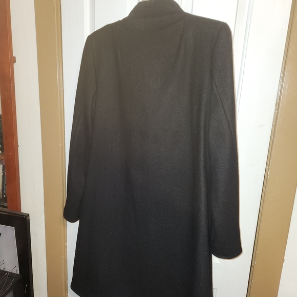Black Mossimo Wool Blend Coat - Picture 3 of 6